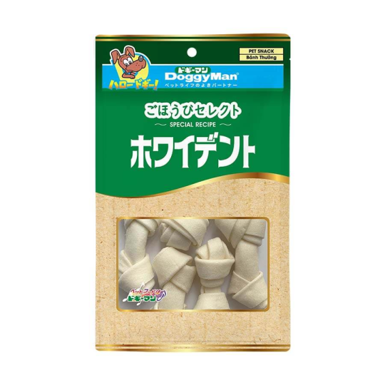Xương da bò tự nhiên cho chó Doggyman 5 cây 30gr