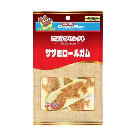  Bánh da bò phủ thịt gà 6 cây cho chó Doggyman 50gr