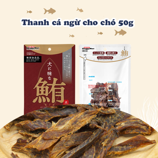 Thanh cá ngừ cho chó Doggyman 50gr