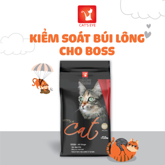 Thức ăn cho mèo mọi lứa tuổi Cats Eye 13.5kg