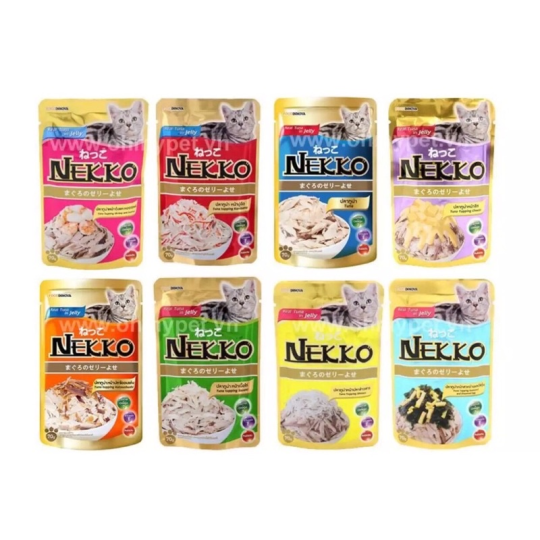 Pate gói cho mèo trưởng thành và mèo con Nekko 70gr