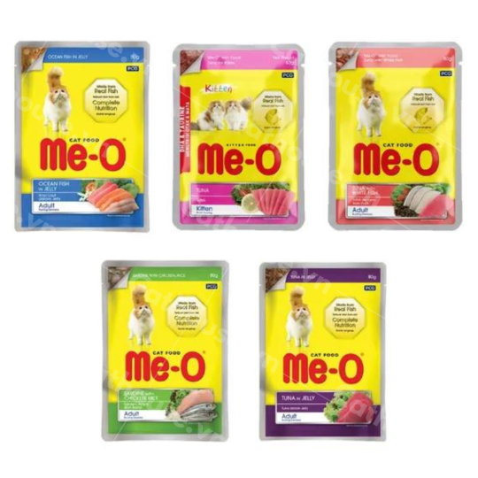 Pate cho mèo trưởng thành và mèo con Me-O 80gr