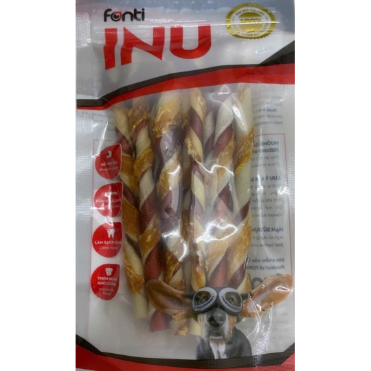 que sữa cuộn gà cho chó Fonti INU 70gr