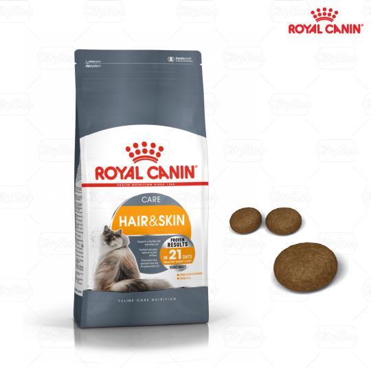 Thức ăn hạt cho mèo rưởng thành chăm sóc da & lông Hair & Skin Royal Canin 400gr