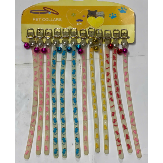 Vòng cổ dạ quang chó meo 2kg-10kg