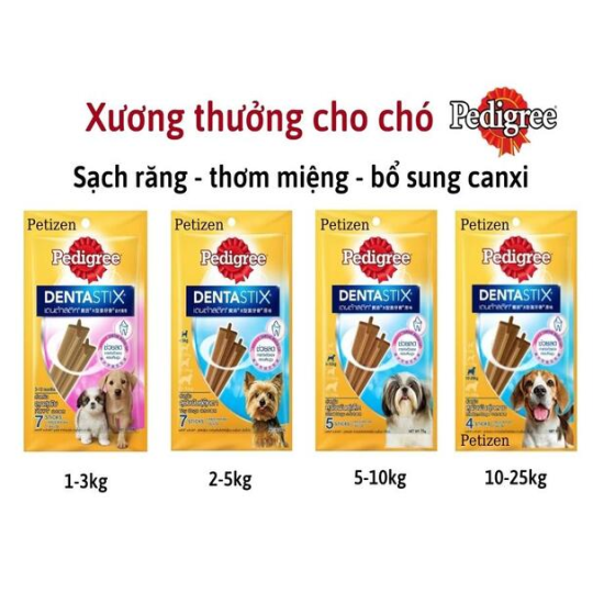 Bánh xương chăm sóc răng cho chó  Dentastix Pedigree 