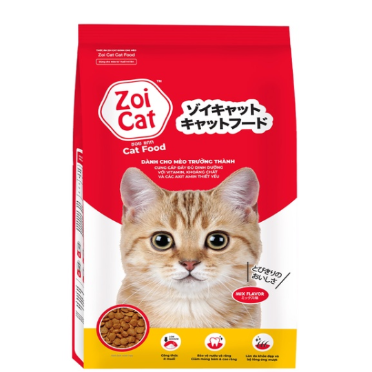 Thức ăn hạt mèo mọi lứa tuổi Zoi Cat 1kg